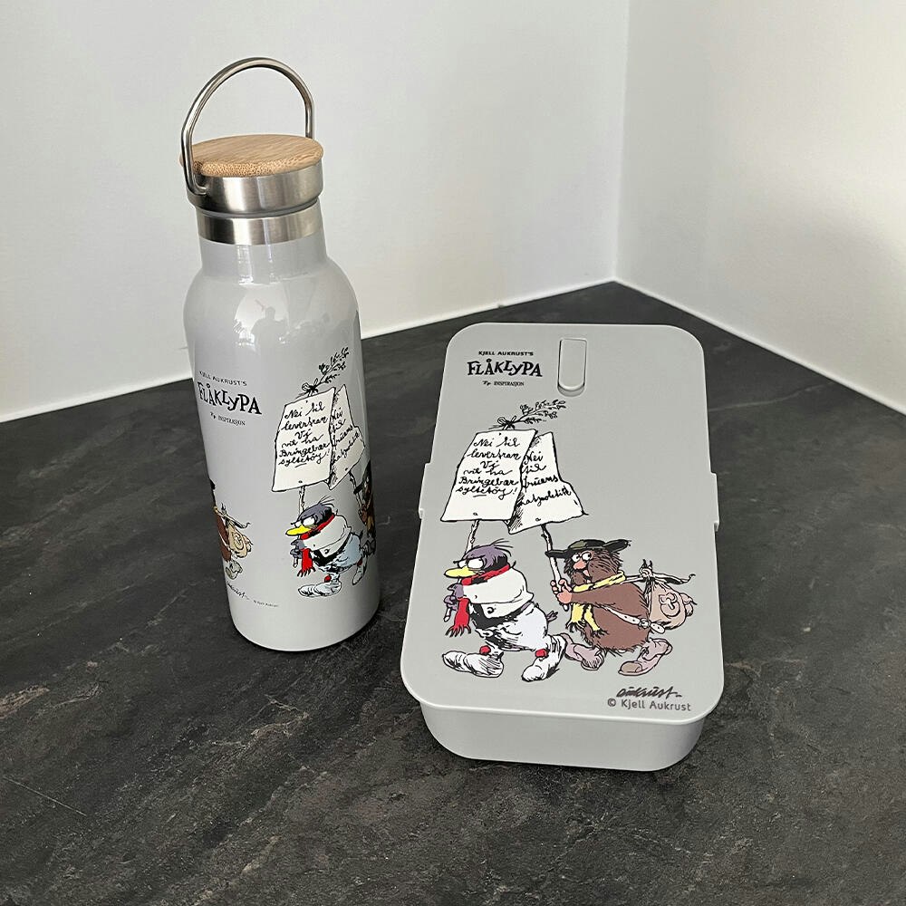 Flåklypa drikkeflaske Retro - 500 ml
