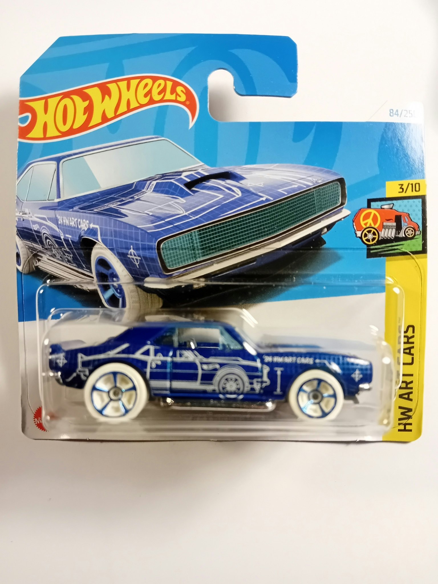 Camaro 1967 Blå #084