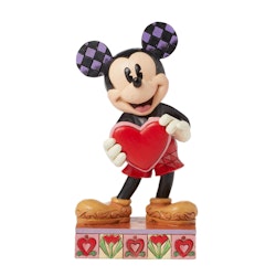 A Love Note (Mickey with Personaliseable Heart Figurine)