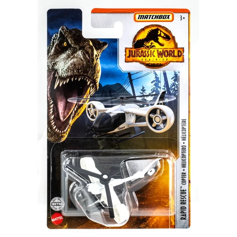 Matchbox Jurassic World Dominion : Rapid rescue copter