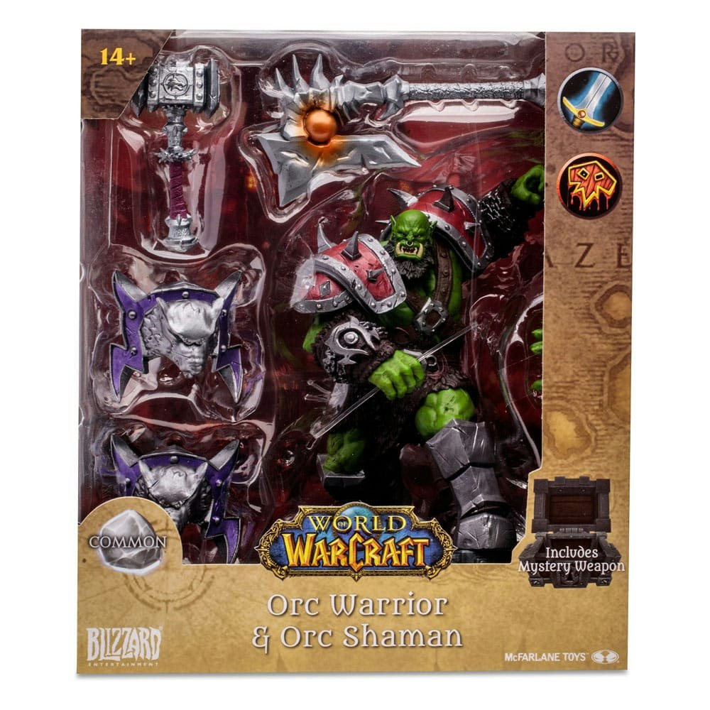 World of Warcraft Action Figure Orc: Shaman / Warrior 15 cm