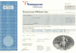 Aksjebrev Transocean Offshore Inc 1999