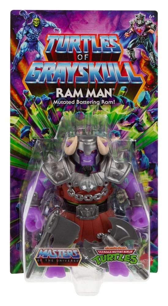 Turtles of Grayskull Deluxe Action Figure Ram Man (Se merknad)