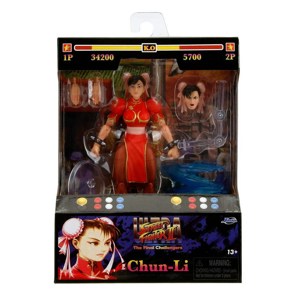 Ultra Street Fighter II: The Final Challengers Action Figure : Chun-Li Player 2 Red Ver. (Totalpris 349,-)