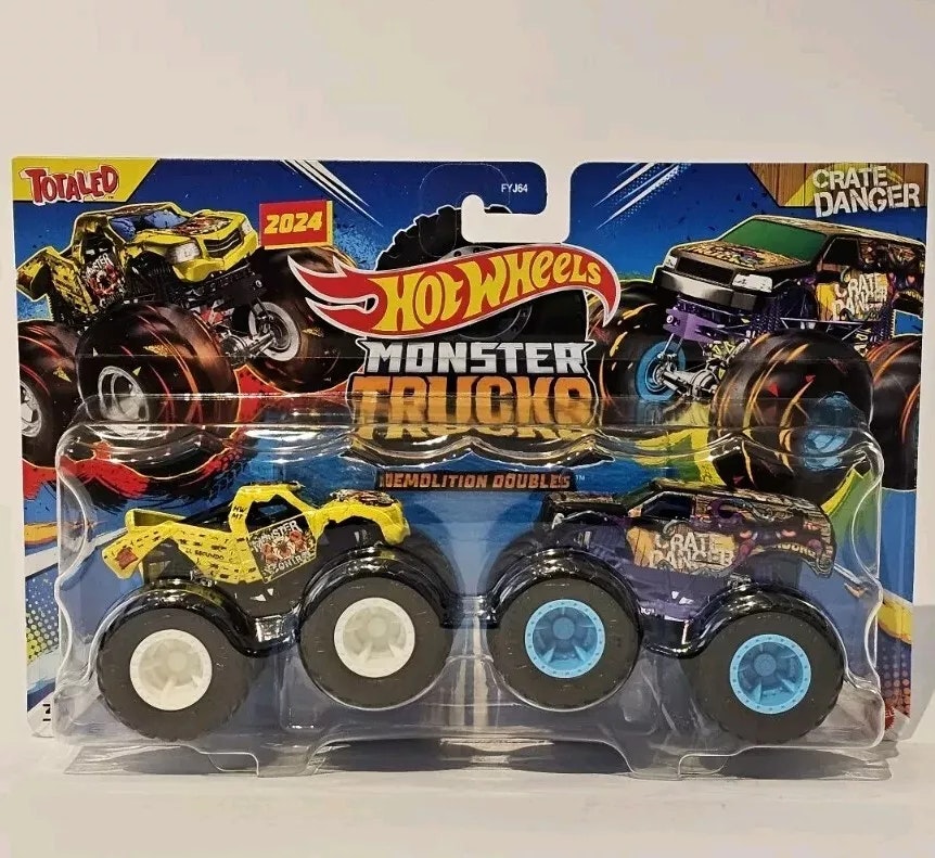 Monster Trucks Demolition 2-Pack : Totaled + Crate Danger
