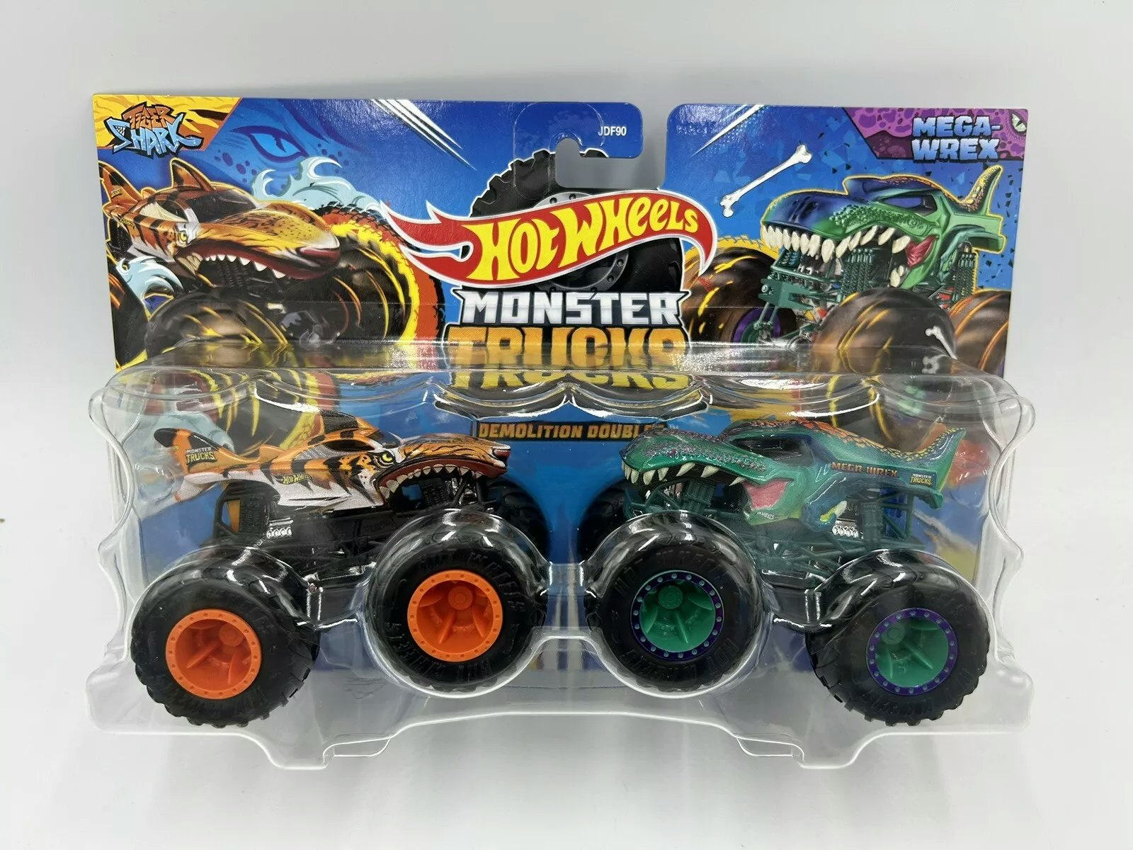 Monster Trucks Demolition 2-Pack : Tiger Shark + Mega-Wrex