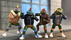 TMNT (Cartoon) Action Figures 4-Pack Punk Turtles 18 cm (Totalpris 2.195,-)