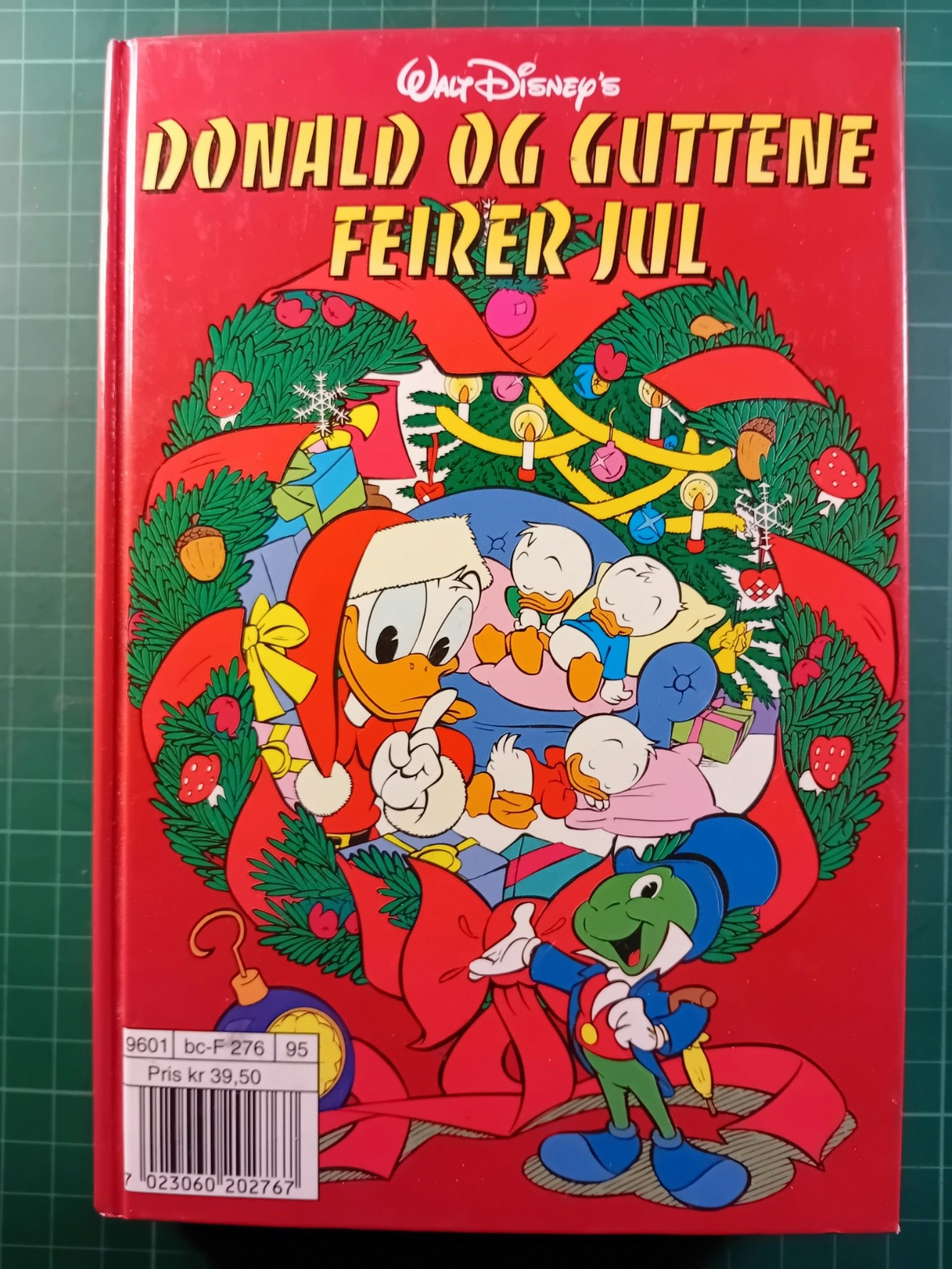 Donald og guttene feirer jul