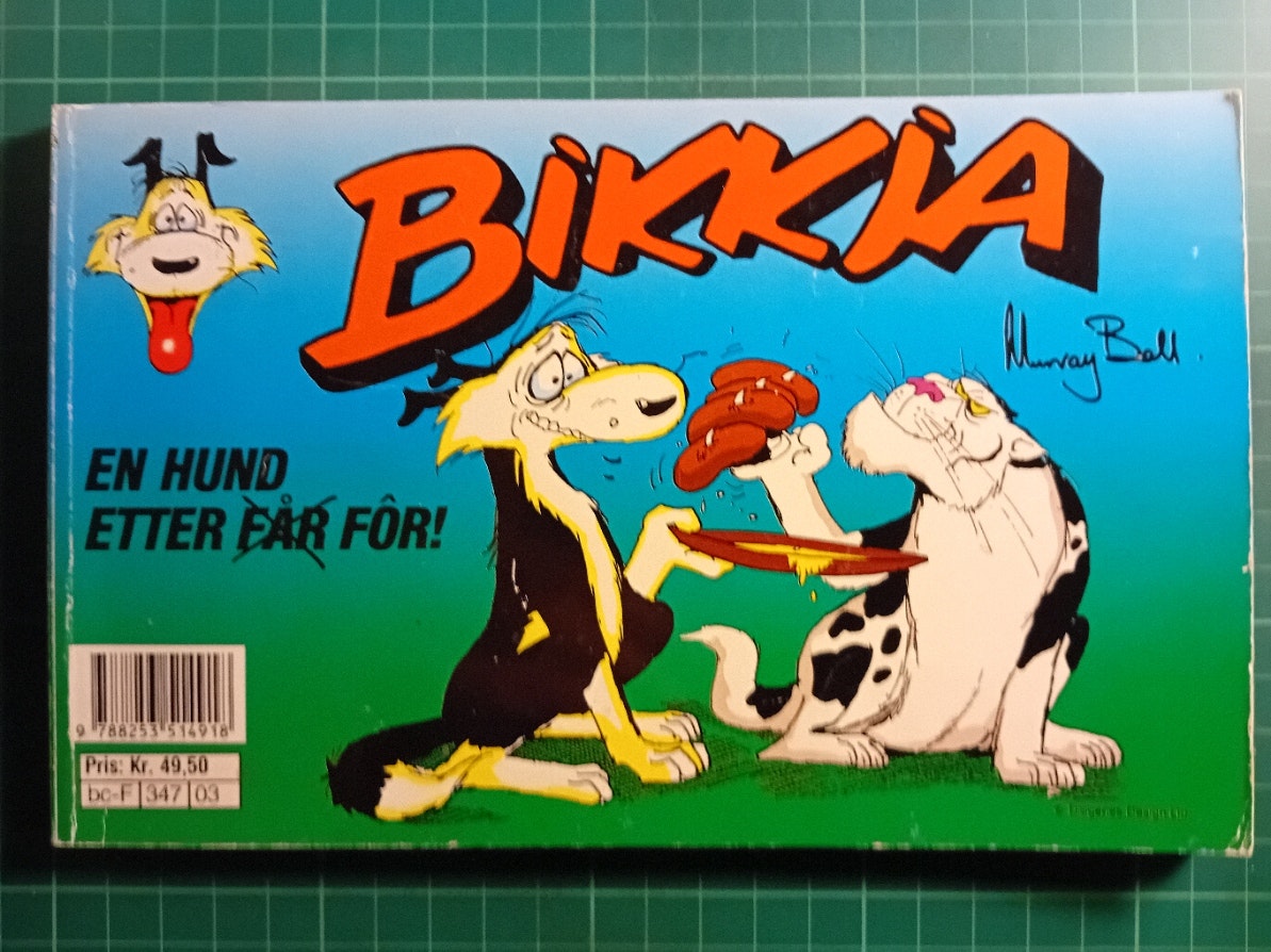 Bikkja En hund etter får/fôr