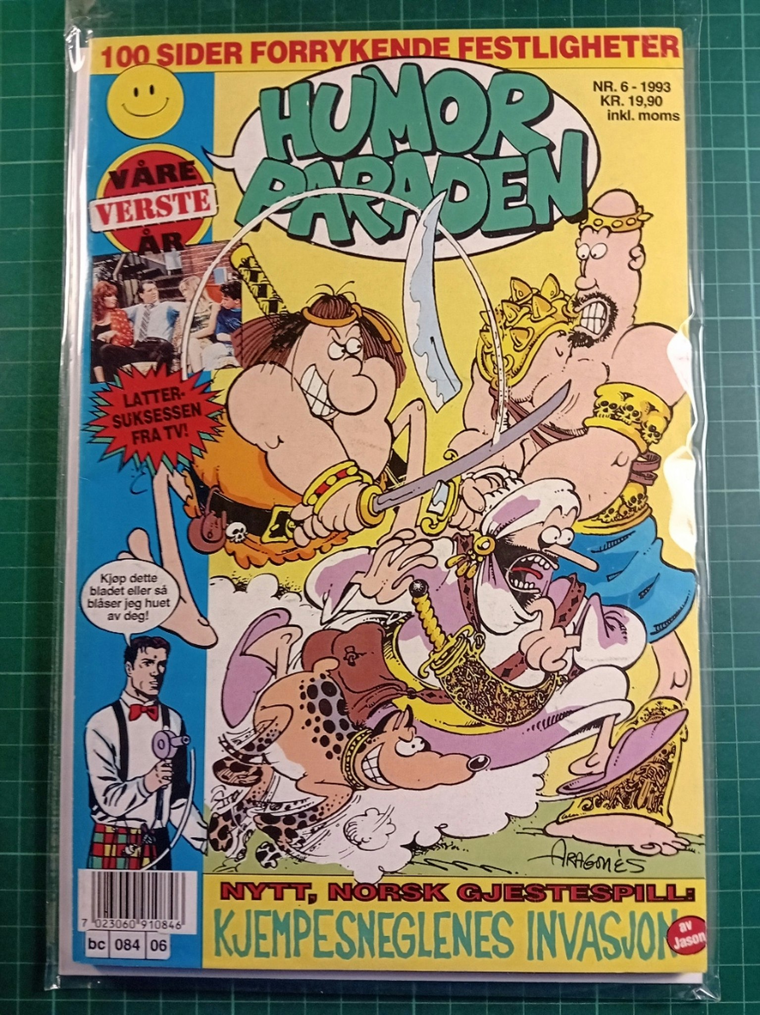Humorparaden 1993 - 06 med plastlomme og bakark