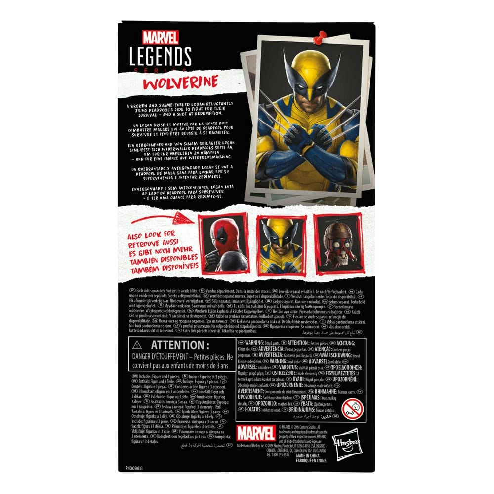 Deadpool & Wolverine Marvel Legends Action Figure Wolverine 15 cm (Totalpris 379,-)