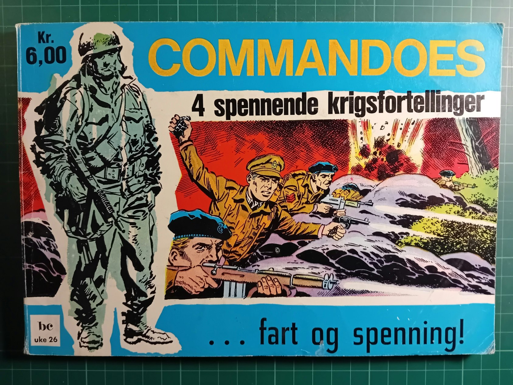 Commandoes samlebok #08, 07, 09 og 04