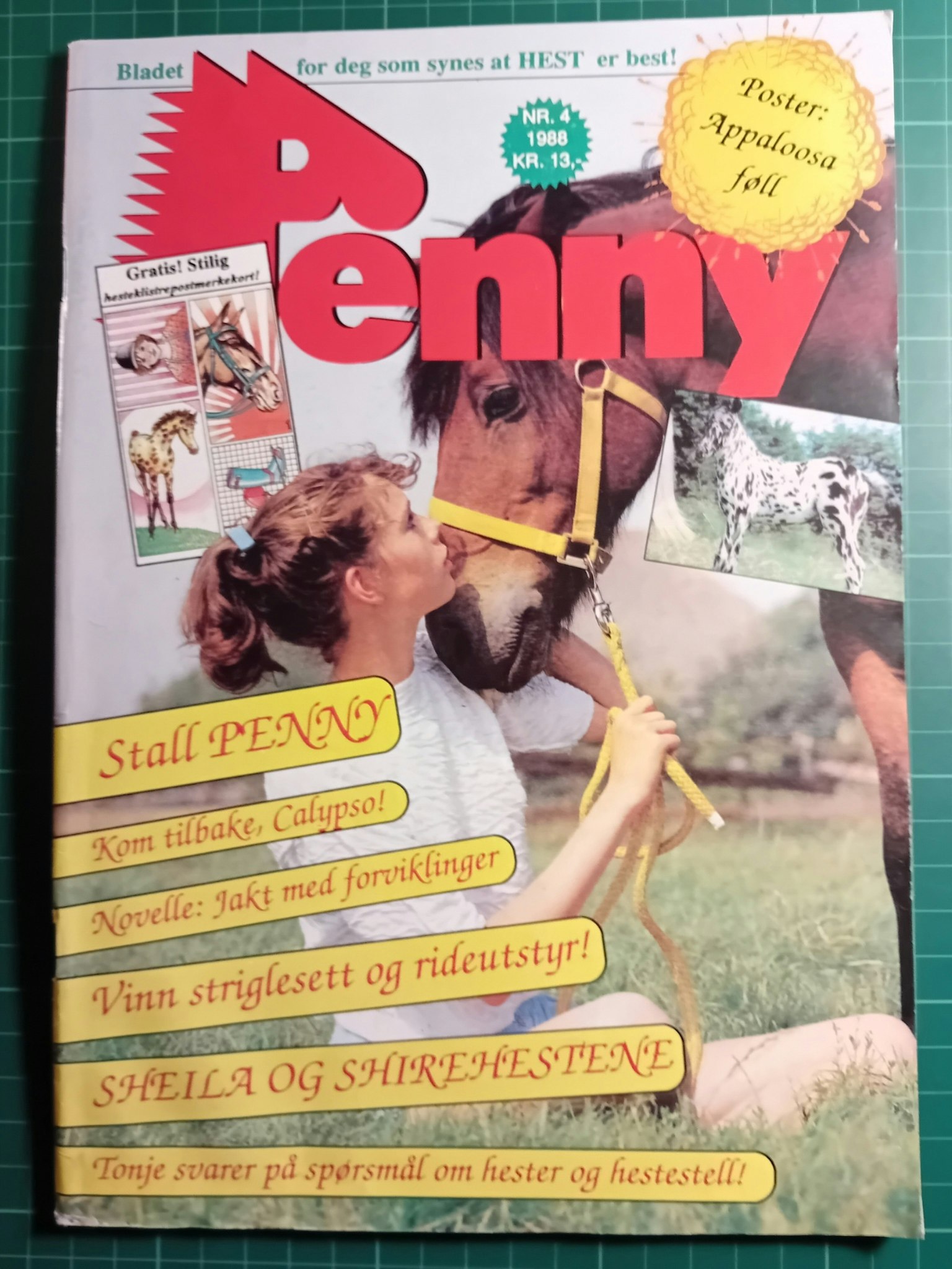 Penny 1988 - 04 m/klistremerkepostkort