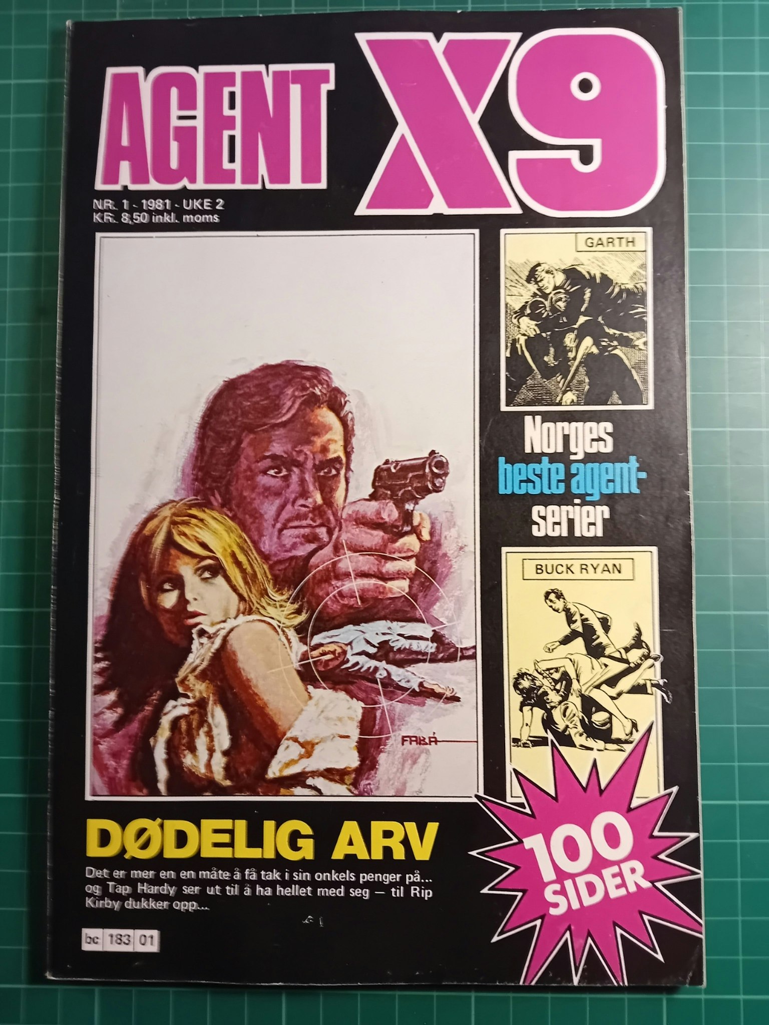 Agent X9 1981 - 01