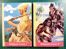 Nå-bøkene nr 01+02 Robinsons Crusoe