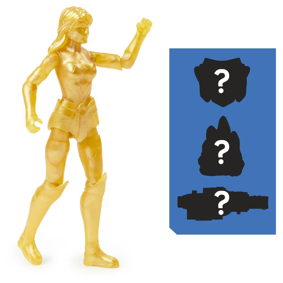DC Basic spinmaster 10 cm Wonder Woman Gold (Rare)