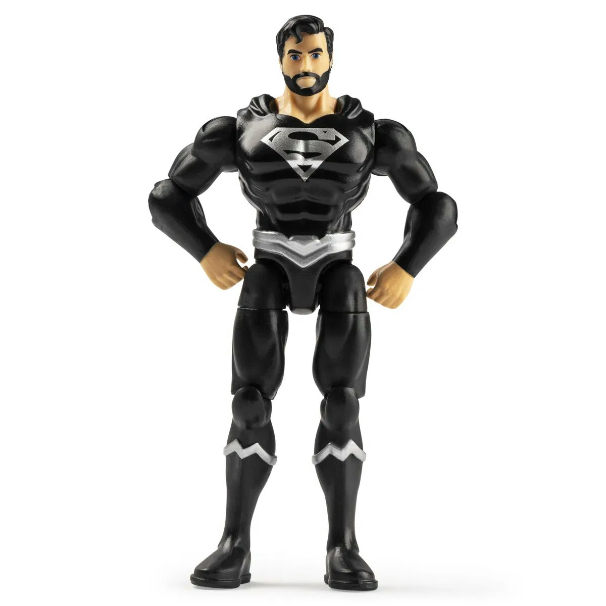 DC Basic spinmaster 10 cm Supermann (Sort drakt)
