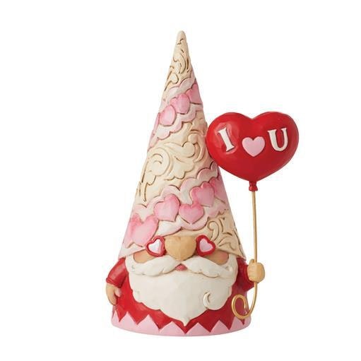 Heartwood Creek: Gnome Holding Love Balloon Heart