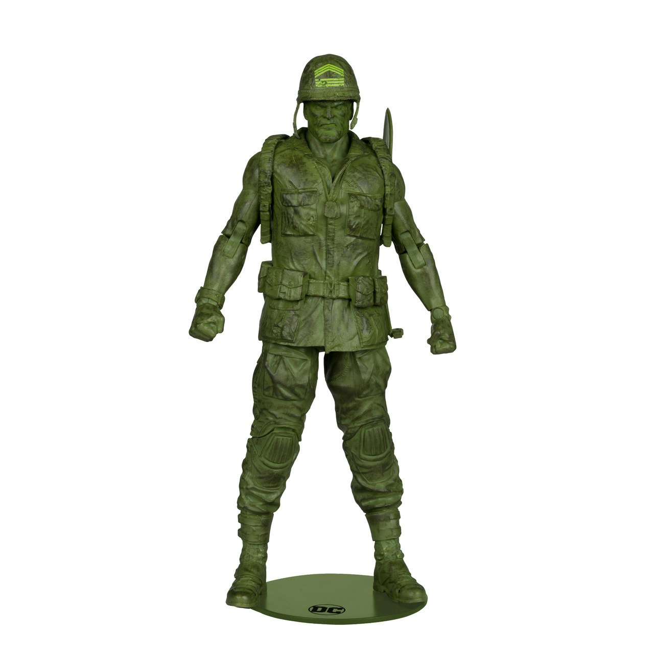 DC Multiverse collector edition 18 cm Sergeant Rock (Chase/Platinum utgave)