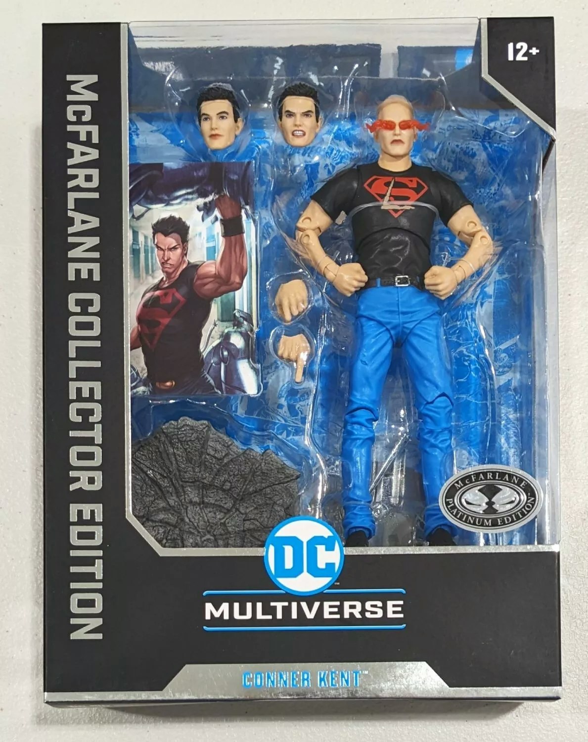 DC Multiverse collector edition 18 cm Conner Kent (Chase/Platinum utgave)