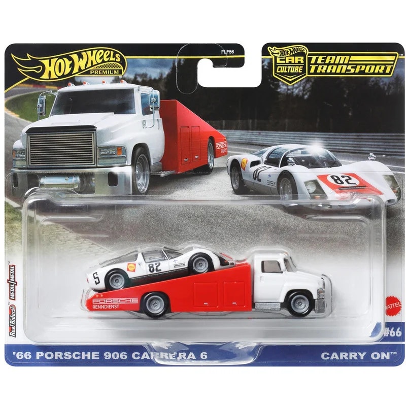Team Transport #66 - Porsche 906 Carrera 6 1966 mod + Carry on