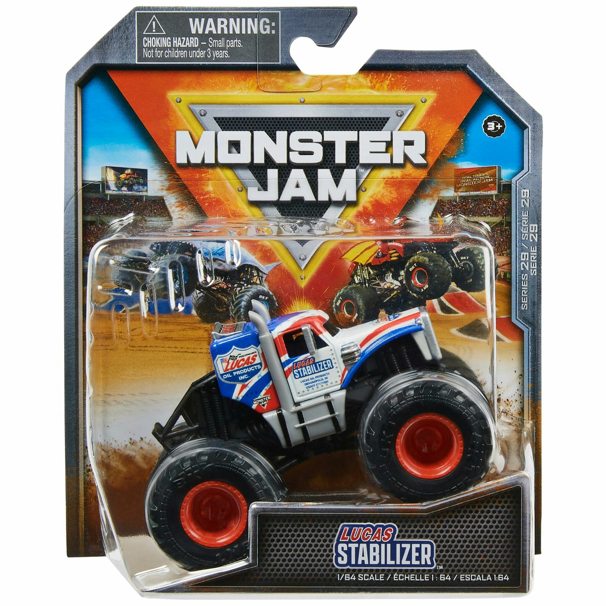 Monster Jam 1:64 Single Pack Lucas stabilizer