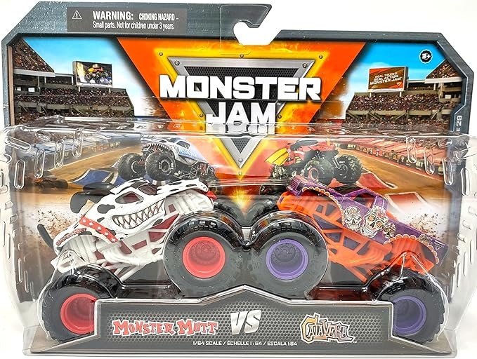 Monster Jam 1:64 Die Cast 2pk Monster Mutt vs Calavera