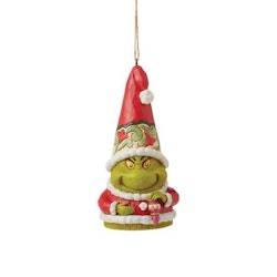 Grinch Gnome with Ornament (Hanging Ornament)
