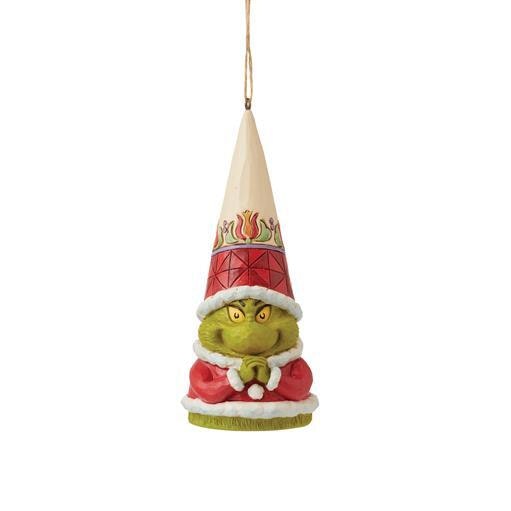 Grinch Gnome with Hands Clenched (Hanging Ornament)