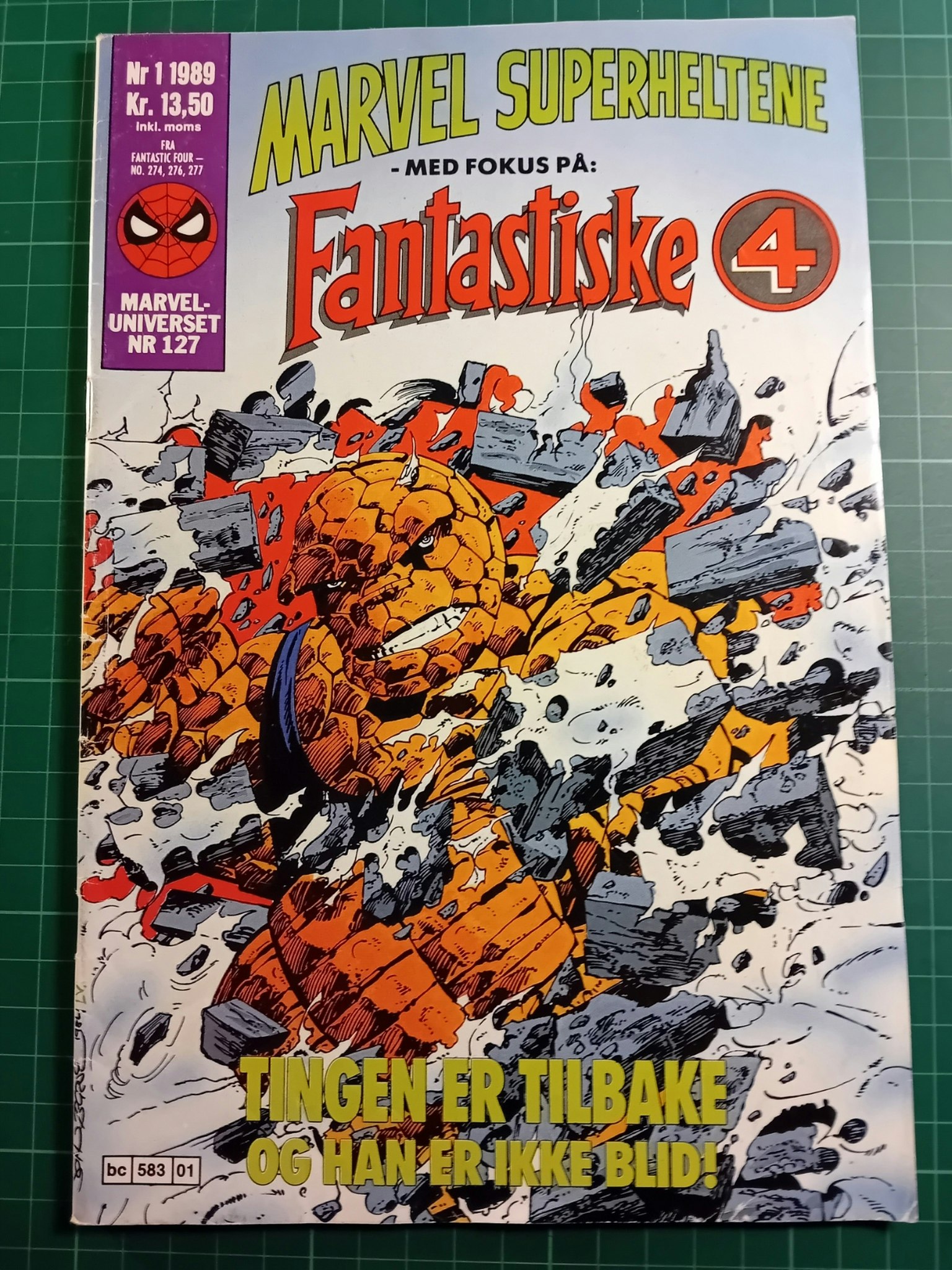 Marvel Superheltene 1989 - 01 Fantastiske fire