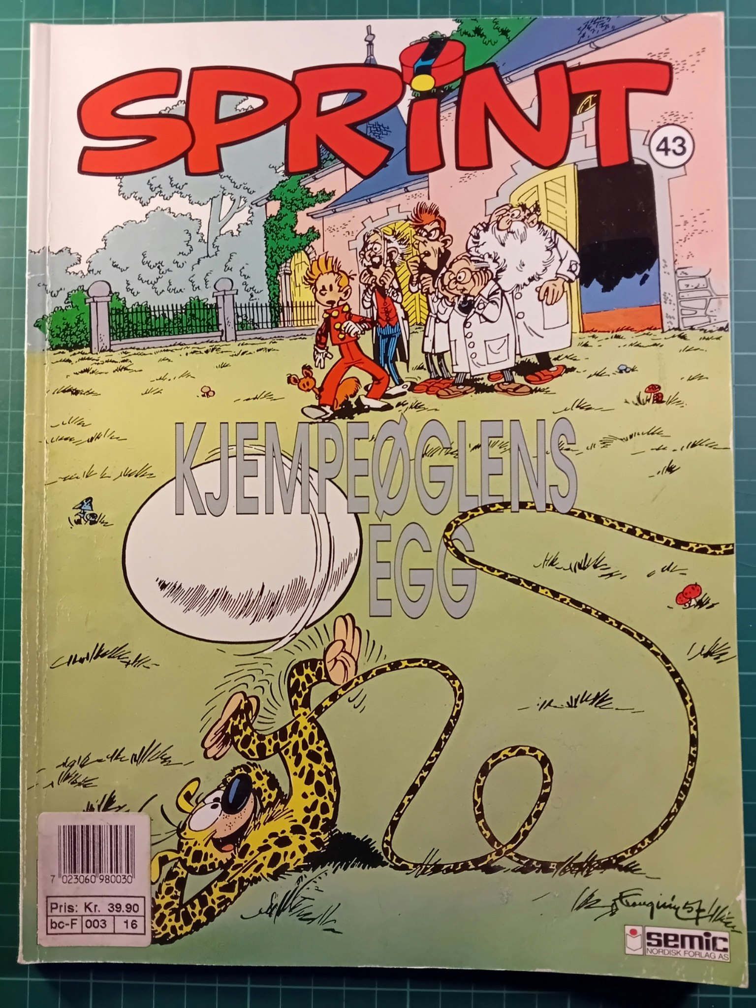 Sprint 43 Kjempeøglens egg (Lese eksemplar)