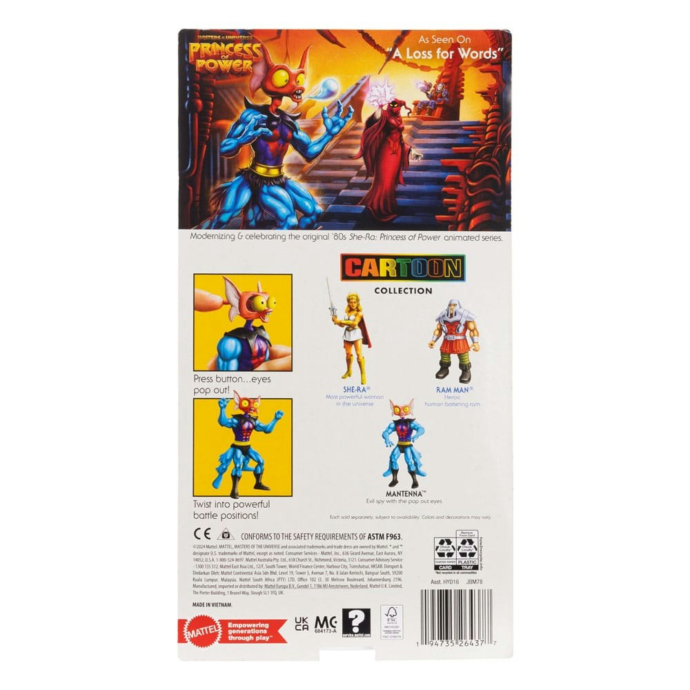 Motu Origins Cartoon Collection: Mantenna (Totalpris 298,-)