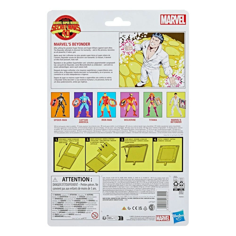 Secret Wars Marvel Legends Retro Action Figure Marvel's Beyonder 15 cm (Totalpris 379,-)