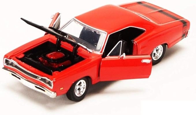 American Classic : Dodge Coronet Super Bee 1969 Rød 1:24