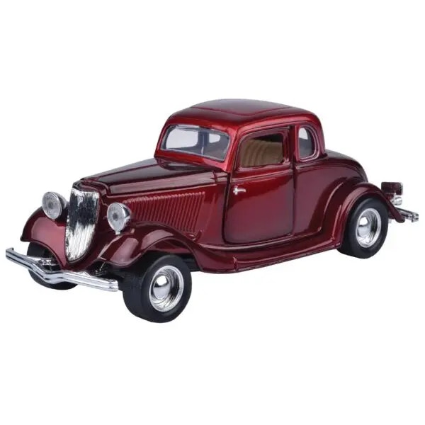 American Classic : Ford Coupe 1934 Rød 1:24