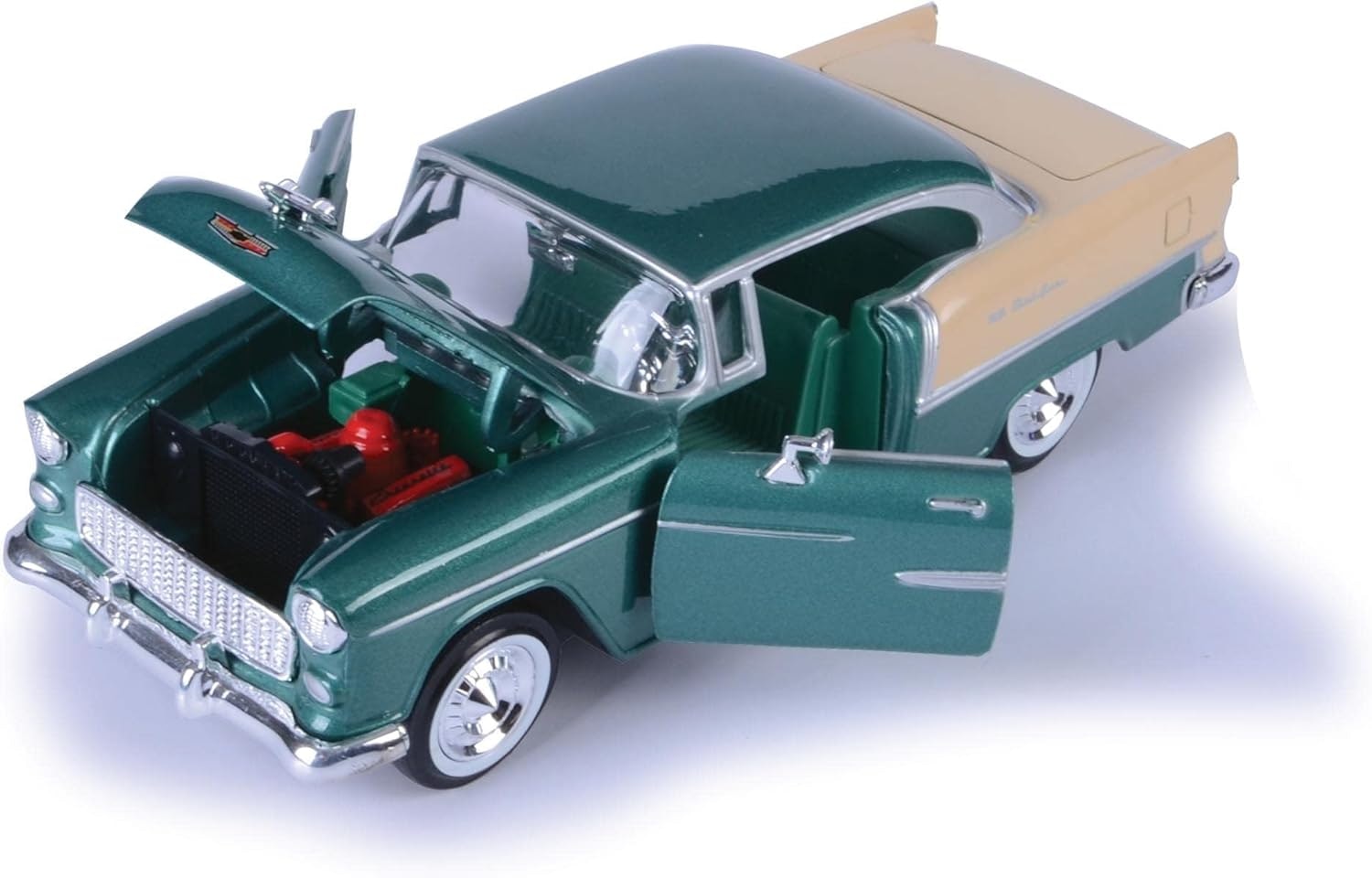 American Classic : Chevrolet Bel Air 1955 Grønn 1:24