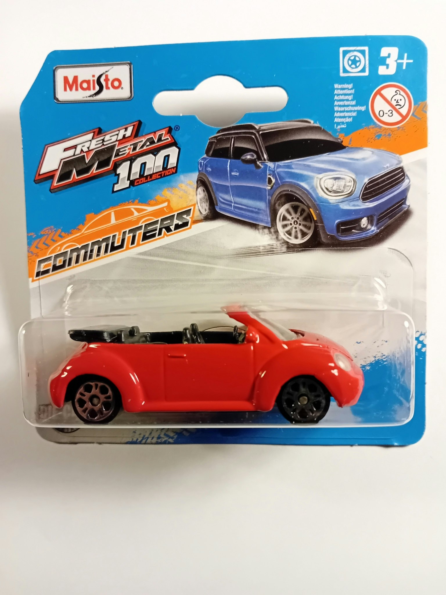 VW Beetle cab rød