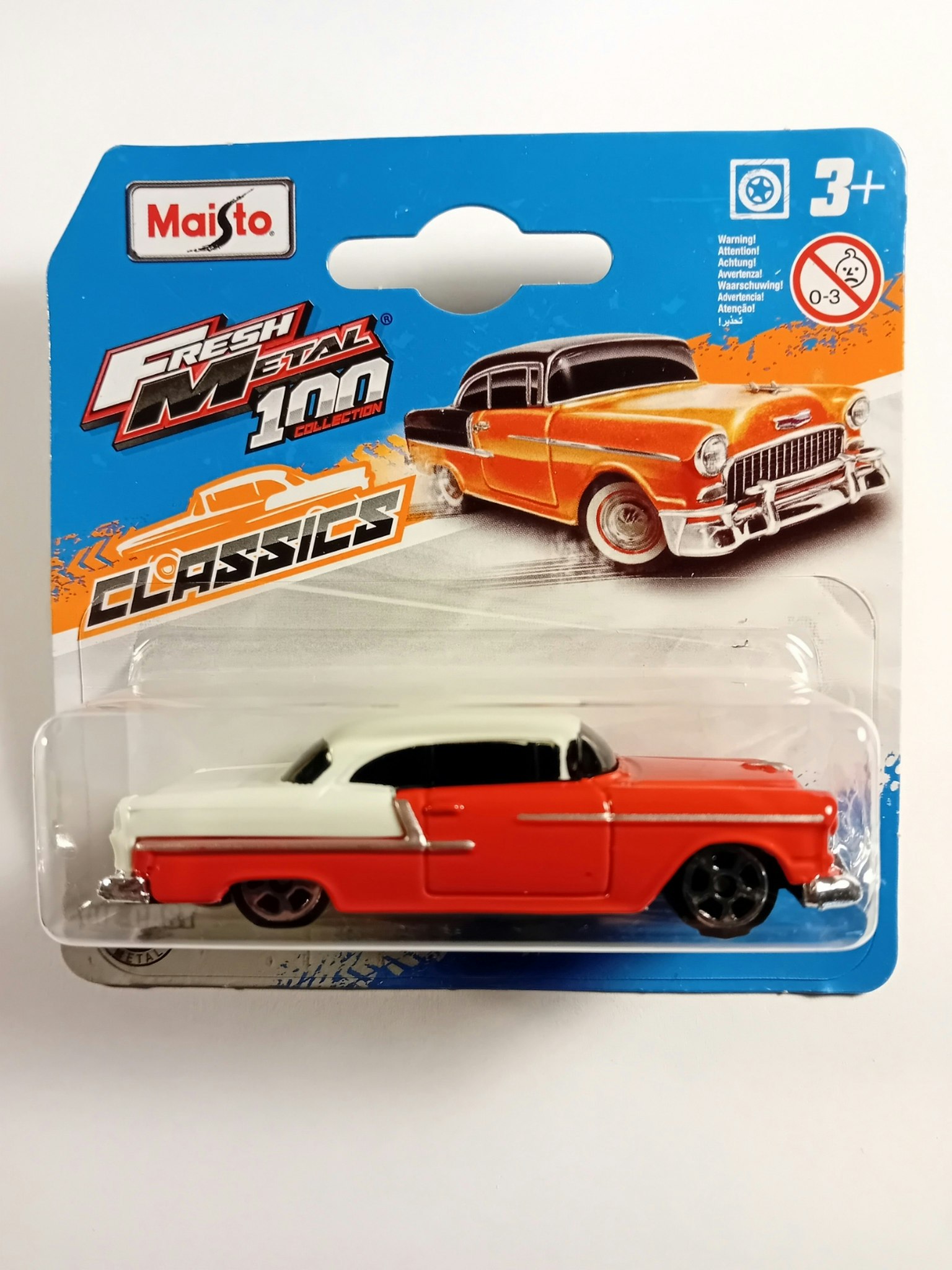 Chevrolet Bel Air 1955 Rød/Hvit