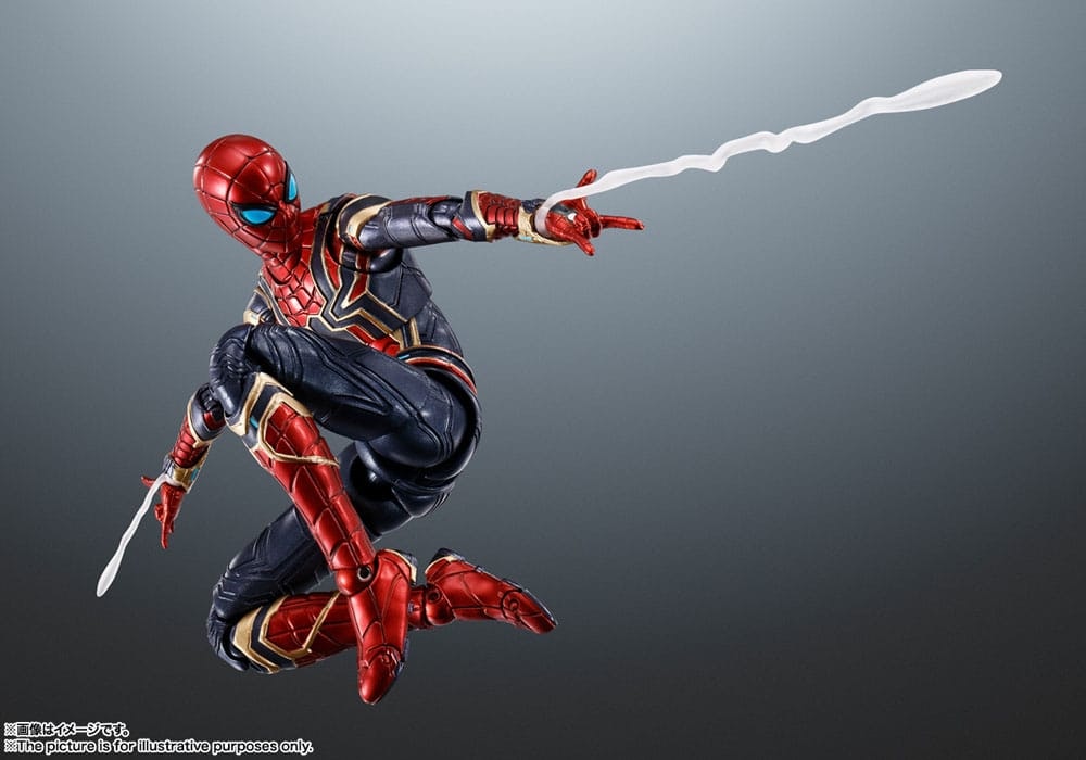 Spider-Man: No Way Home S.H. Figuarts Action Figure Iron Spider-Man 15 cm (Totalpris 995,-)