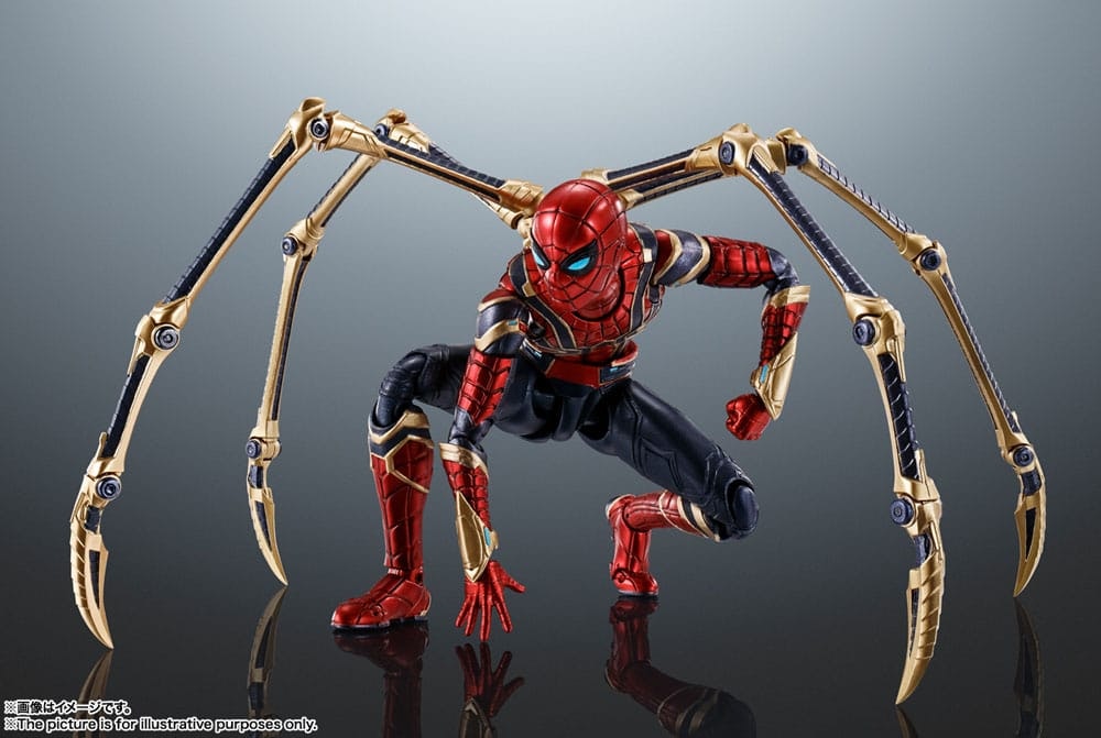 Spider-Man: No Way Home S.H. Figuarts Action Figure Iron Spider-Man 15 cm (Totalpris 995,-)