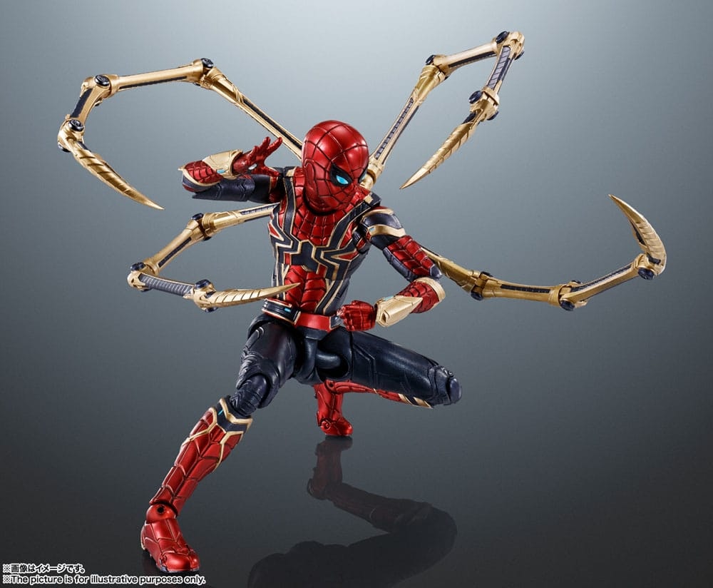 Spider-Man: No Way Home S.H. Figuarts Action Figure Iron Spider-Man 15 cm (Totalpris 995,-)