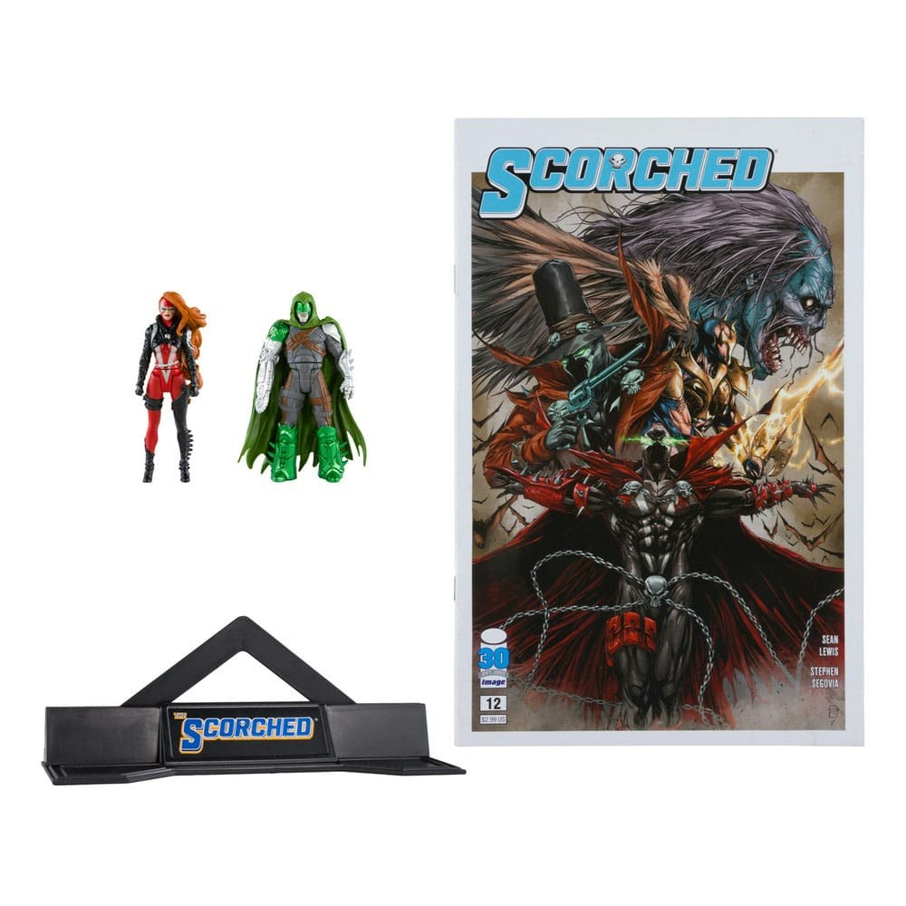 Spawn 2-Pack She-Spawn & Curse (Scorched #12) 8 cm