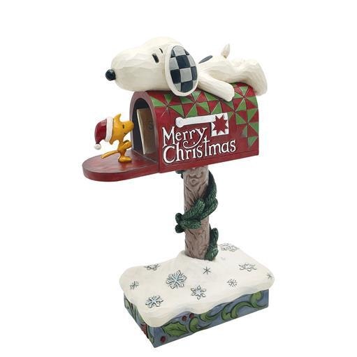 Snoopy & Woodstock in Mailbox