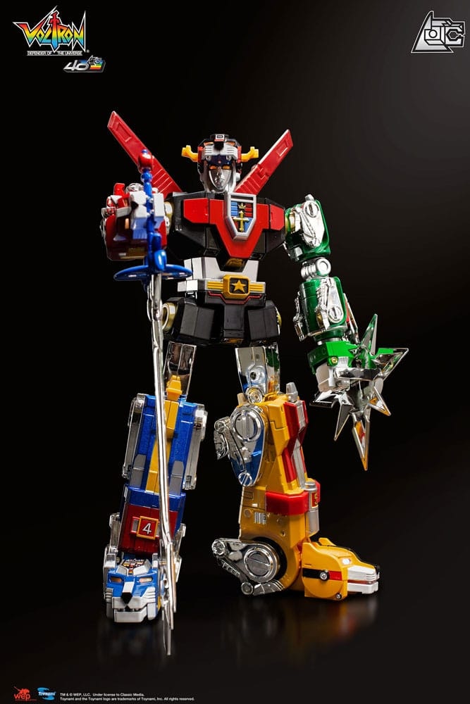 Voltron Action Figure Gift Set 40th Anniversary Collector´s Edition 27 cm (Totalpris 4.495,-)