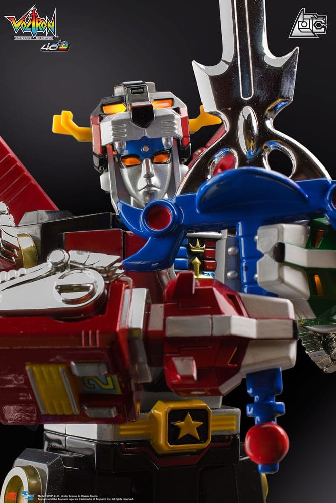 Voltron Action Figure Gift Set 40th Anniversary Collector´s Edition 27 cm (Totalpris 4.495,-)