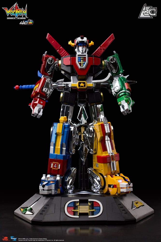 Voltron Action Figure Gift Set 40th Anniversary Collector´s Edition 27 cm (Totalpris 4.495,-)