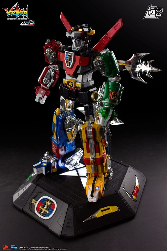 Voltron Action Figure Gift Set 40th Anniversary Collector´s Edition 27 cm (Totalpris 4.495,-)