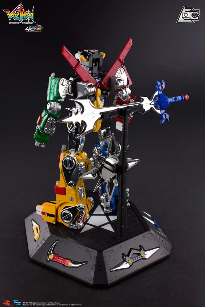 Voltron Action Figure Gift Set 40th Anniversary Collector´s Edition 27 cm (Totalpris 4.495,-)
