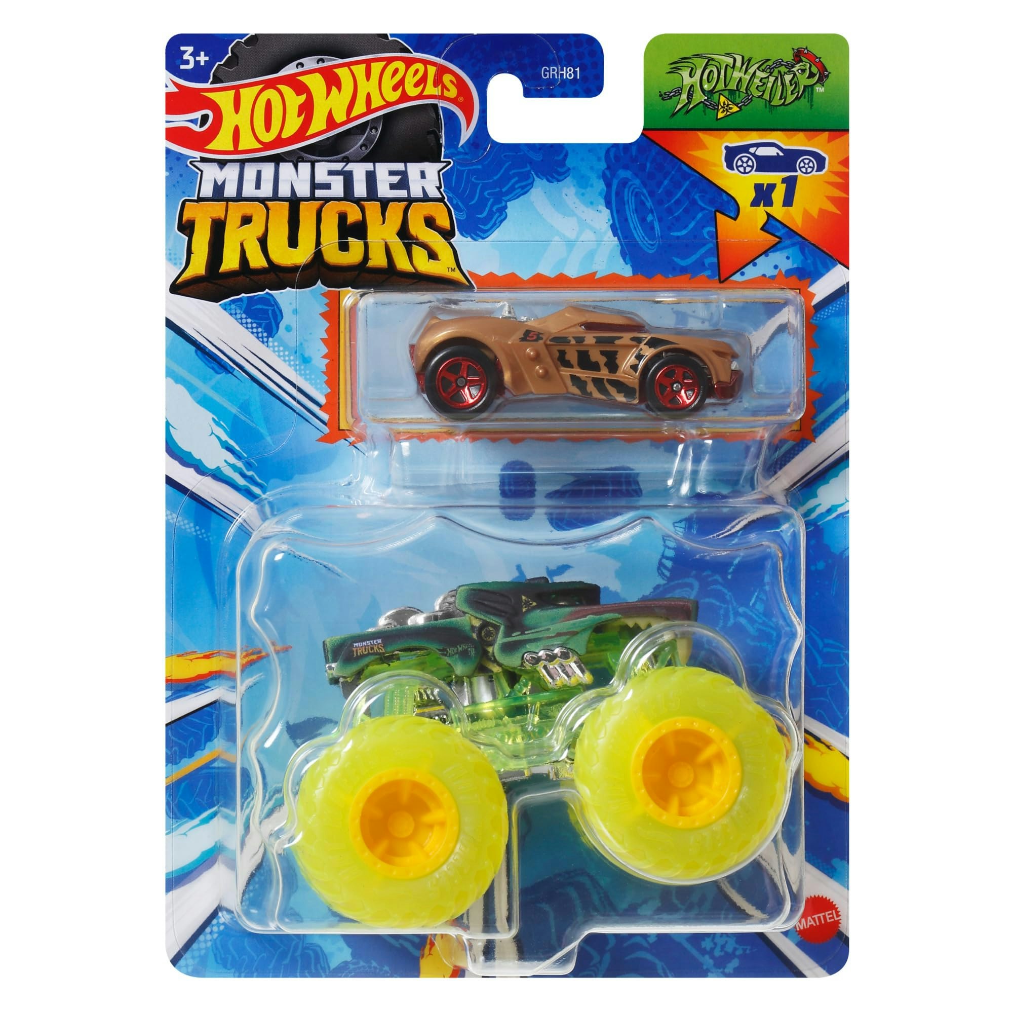 Monster Trucks +1 1:64 Hotweiler