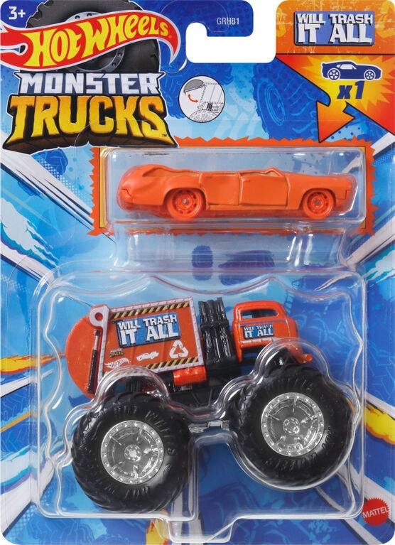 Monster Trucks +1 1:64 Will trash it all
